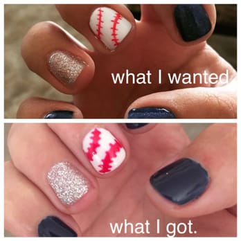 Bamboo Nails & Spa - Blue paint to spare and fat baseball stitches! - Nail Salons Near Me - Round Rock, Texas Bamboo Nails & Spa - Blue paint to spare and fat baseball stitches! - Nail Salons Near Me - Round Rock, Texas