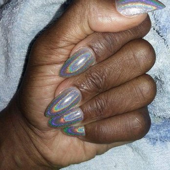 Red Nails & Spa - Well Shawn has done it again! He rocked my nails out with this new chrome "rainbow" color. - Nail Salons Near Me - Phoenix, Arizona Red Nails & Spa - Well Shawn has done it again! He rocked my nails out with this new chrome "rainbow" color. - Nail Salons Near Me - Phoenix, Arizona