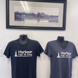 Harbour Fish N' Fries - Shirts from Harbour fish and chips.....with picture of Restaurant.