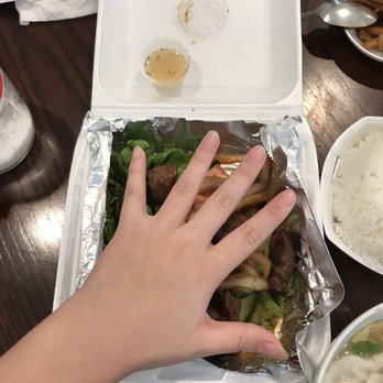 NOODLEMii - My hands are small, but this box is only the size of my both hands. And it's only half way full. - Chinese Near Me - Diamond Bar, California NOODLEMii - My hands are small, but this box is only the size of my both hands. And it's only half way full. - Chinese Near Me - Diamond Bar, California
