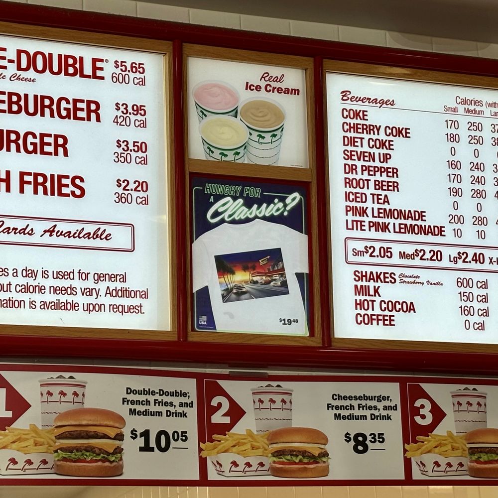 In-N-Out Burger - The Menu! - Burgers Near Me - Keizer, Oregon In-N-Out Burger - The Menu! - Burgers Near Me - Keizer, Oregon