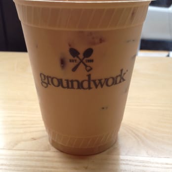 Groundwork Coffee - Iced Salted Caramel Latte - Coffee & Tea Near Me - Los Angeles, California Groundwork Coffee - Iced Salted Caramel Latte - Coffee & Tea Near Me - Los Angeles, California