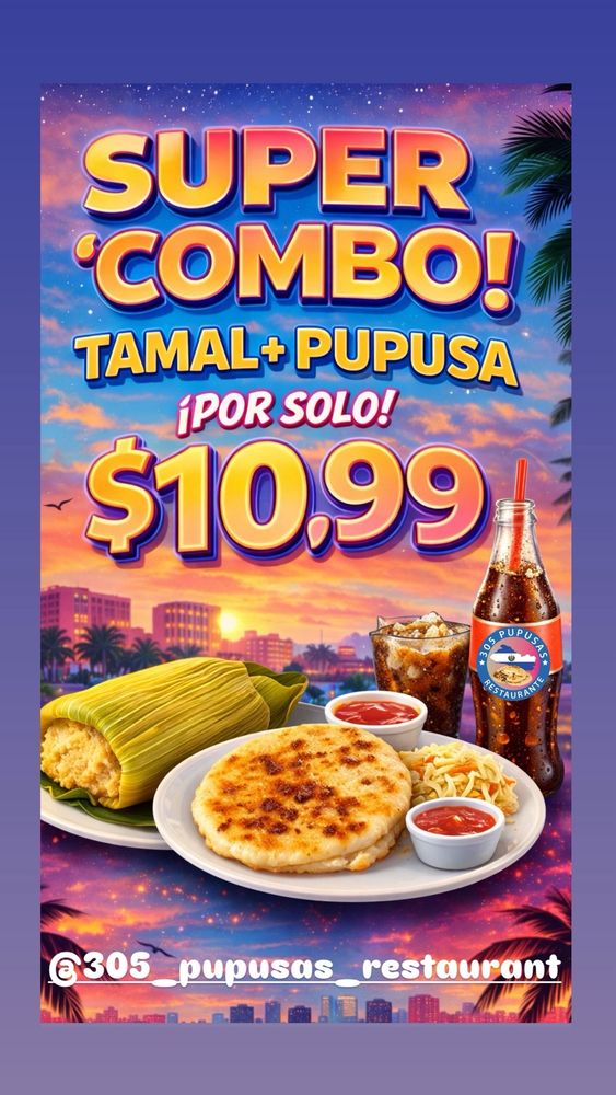 305 Pupusas Logo