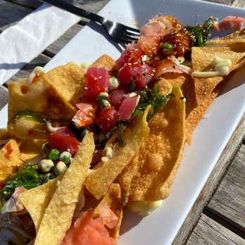 Kiki's Sandbar - Tuna nachos ! - Seafood Near Me - Little Torch Key, Florida Kiki's Sandbar - Tuna nachos ! - Seafood Near Me - Little Torch Key, Florida