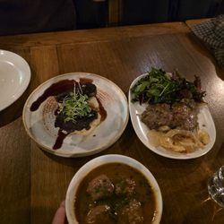 Evuna NQ - Pork cheeks, chilli beef fillet, albondigas