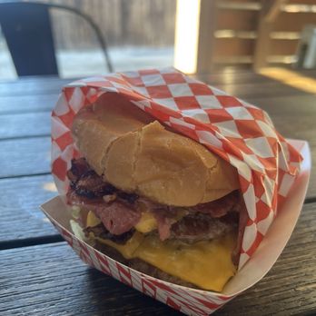 The Bucket - Double pastrami burger - Fast Food Near Me - Los Angeles, California The Bucket - Double pastrami burger - Fast Food Near Me - Los Angeles, California