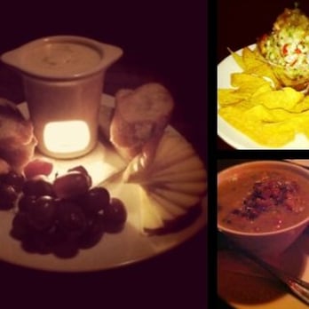 Slow Bar - White truffle fondue with fruit, fish ceviche with home made chips, and prosciutto lentil soup. All of it was delicious! - Lounges Near Me - Portland, Oregon Slow Bar - White truffle fondue with fruit, fish ceviche with home made chips, and prosciutto lentil soup. All of it was delicious! - Lounges Near Me - Portland, Oregon