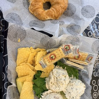 Chicken Salad Chick - Three scoops of chicken salad with baked lays and a croissant - Sandwiches Near Me - Wichita, Kansas Chicken Salad Chick - Three scoops of chicken salad with baked lays and a croissant - Sandwiches Near Me - Wichita, Kansas