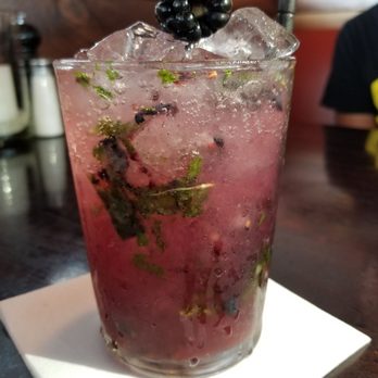 Nick's On 2nd - Black and Blue mojito - New American Near Me - Long Beach, California Nick's On 2nd - Black and Blue mojito - New American Near Me - Long Beach, California