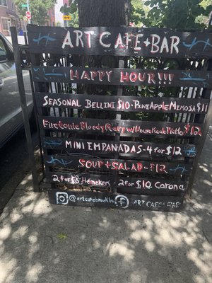 Menu photo 1 Art Cafe + Bar Brooklyn, NY Menu photo 1 Art Cafe + Bar Brooklyn, NY
