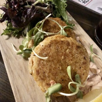 Tine & Cellar - Fish cakes - Modern European Near Me - Weston, Wisconsin Tine & Cellar - Fish cakes - Modern European Near Me - Weston, Wisconsin