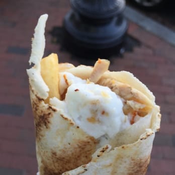 Muncheez - Chicken shawarma ask for fries in the shawarma - Lebanese Near Me - Washington, DC, District of Columbia