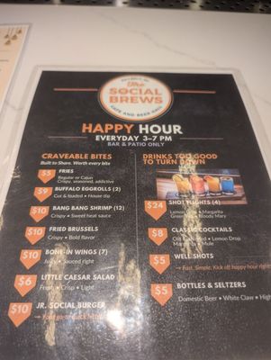 Menu photo 1 The Social Brews Detroit, MI