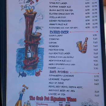 The Crab Pot - Drinks!! - Seafood Near Me - Seattle, Washington The Crab Pot - Drinks!! - Seafood Near Me - Seattle, Washington