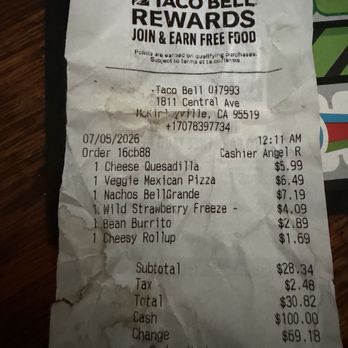 Taco Bell - Fast Food Near Me - McKinleyville, California Taco Bell - Fast Food Near Me - McKinleyville, California