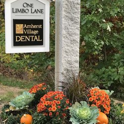 Amherst Village Dental - 1 Limbo Lane ~ sign along road next to main entrance
