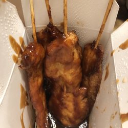 Rising Sun - Teriyaki chicken appetizer.