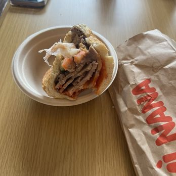 Banh Mi Nana - Plastic in sandwich - Sandwiches Near Me - Markham, Ontario