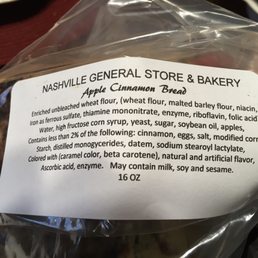 Wish their apple cinnamon bread was made with simpler ingredients without artificial flavors. Wish their apple cinnamon bread was made with simpler ingredients without artificial flavors.