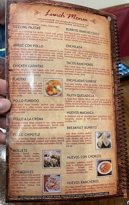 Menu photo 2 Rancho Chico Springfield, IL