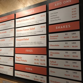 CHOM Burger - Yes, it's a wall menu. - Burgers Near Me - Provo, Utah CHOM Burger - Yes, it's a wall menu. - Burgers Near Me - Provo, Utah