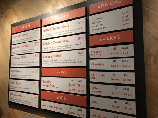 Menu photo 7 CHOM Burger Provo, UT