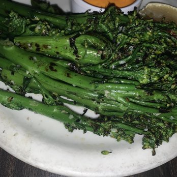All'Acqua - Wood grilled Broccolini - Italian Near Me - Los Angeles, California
