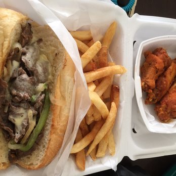 Wing Town - Philly Cheesesteak and 5 wing meal! Side of fries also! Wings are hot lemon pepper! - Chicken Wings Near Me - Killeen, Texas Wing Town - Philly Cheesesteak and 5 wing meal! Side of fries also! Wings are hot lemon pepper! - Chicken Wings Near Me - Killeen, Texas