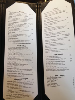 Menu photo 5 The Blake House Toronto, ON Menu photo 5 The Blake House Toronto, ON