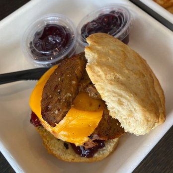 How Delish HD - Bacon And Cheese on a biscuit with jelly - Desserts Near Me - West Orange, New Jersey How Delish HD - Bacon And Cheese on a biscuit with jelly - Desserts Near Me - West Orange, New Jersey