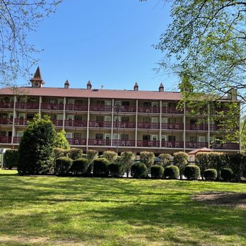 Hampton Inn Helen - View from the river - Hotels Near Me - Helen, Georgia