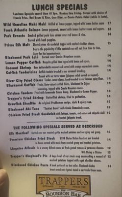Menu photo 2 Trapper's Fishcamp & Grill Oklahoma City, OK Menu photo 2 Trapper's Fishcamp & Grill Oklahoma City, OK
