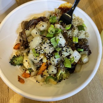 Original ChopShop - Spicy Korean steak protein bowl with quinoa - New American Near Me - Phoenix, Arizona Original ChopShop - Spicy Korean steak protein bowl with quinoa - New American Near Me - Phoenix, Arizona