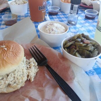 City Barbeque - Pulled chicken sandwich, green beans, potato salad and lemonade! - Caterers Near Me - Fishers, Indiana