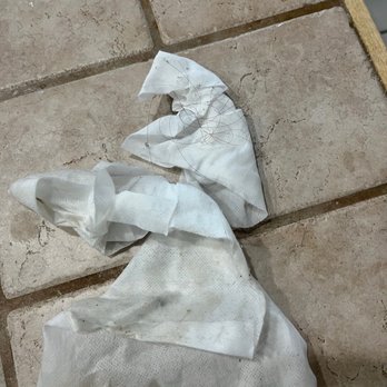 Key Concepts Realty - Pictured is the hair found in the bed and floors. The wipes were from barely wiping off stains on the fridge/microwave. - Property Management Near Me - Pensacola, Florida Key Concepts Realty - Pictured is the hair found in the bed and floors. The wipes were from barely wiping off stains on the fridge/microwave. - Property Management Near Me - Pensacola, Florida