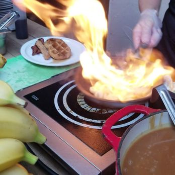 El Torito - Carmelized Bananas topping for my waffles - Mexican Near Me - San Leandro, California