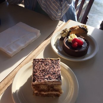 Mozart's Coffee Roasters - Tiramisu and Raspberry Chocolate, I forgot what that tiny pastry was but it was also okay. - Coffee & Tea Near Me - Austin, Texas Mozart's Coffee Roasters - Tiramisu and Raspberry Chocolate, I forgot what that tiny pastry was but it was also okay. - Coffee & Tea Near Me - Austin, Texas