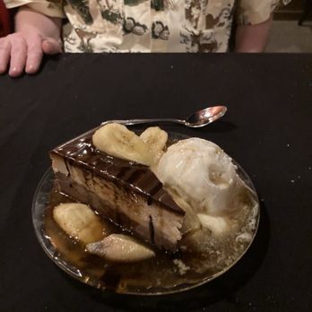 Library Restaurant - Peanut butter cheesecake with Bananas Foster - French Near Me - Myrtle Beach, South Carolina Library Restaurant - Peanut butter cheesecake with Bananas Foster - French Near Me - Myrtle Beach, South Carolina