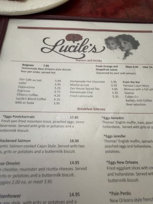 Menu photo 1 Lucile's Creole Cafe Denver, CO