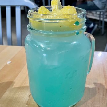 Biscuits Cafe - Pineapple Blue Raspberry Lemonade (looks bigger in our picture) - Cafes Near Me - Surprise, Arizona