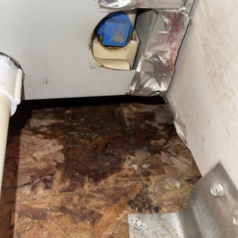 Ahl Heating and Air - water stain because of wrong workmanship - Heating & Air Conditioning/HVAC Near Me Ahl Heating and Air - water stain because of wrong workmanship - Heating & Air Conditioning/HVAC Near Me