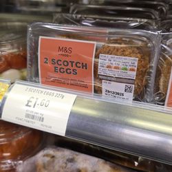 M and S Simply Food - Scotch eggs. December 2025