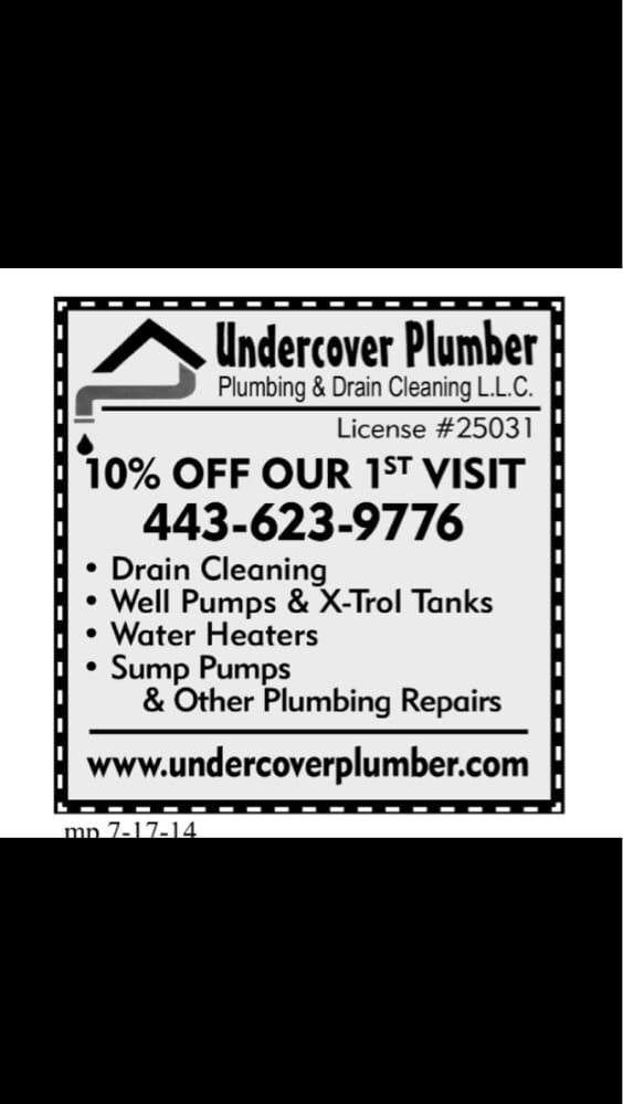 Slide of Undercover Plumber Plumbing & Drain Cleaning