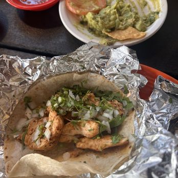 Rio 150 - Grilled chicken taco with flour tortilla - Mexican Near Me - Concord, North Carolina Rio 150 - Grilled chicken taco with flour tortilla - Mexican Near Me - Concord, North Carolina