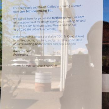 FOR THE PEOPLE - Closed sign - Home Decor Near Me - Phoenix, Arizona