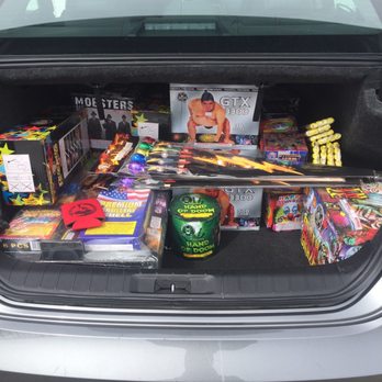 Bad Jack's Fireworks - Im surprised it all fit in the trunk. - Fireworks Near Me - Schurz, Nevada