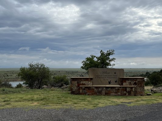 Clayton Lake State Park and Dinosaur Trackways by null