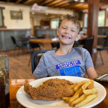 87 Restaurant - That's 1 of the 2 pieces of catfish! It was yummy - American Near Me - Clayton, New Mexico 87 Restaurant - That's 1 of the 2 pieces of catfish! It was yummy - American Near Me - Clayton, New Mexico