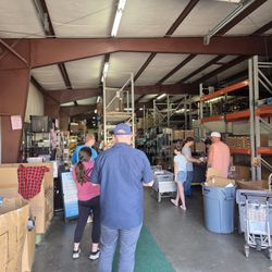 Pick up area. The line moves quick