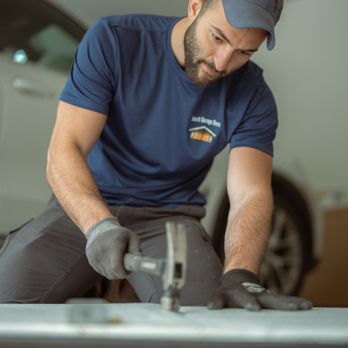Smart Garage Doors - Repairing Dented door
Someone backed up into it with their car - Garage Door Services Near Me - Queens, New York Smart Garage Doors - Repairing Dented door
Someone backed up into it with their car - Garage Door Services Near Me - Queens, New York